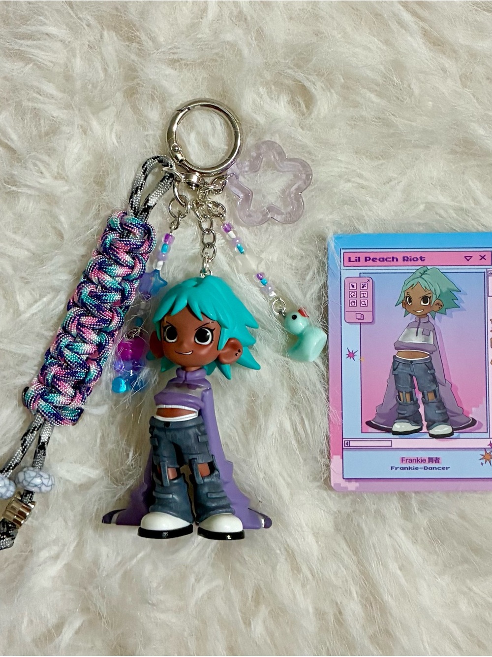 Lil Peach Riot x Loading! - Frankie Dancer Handmade Bag Charm